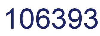 Number 106393 blue image