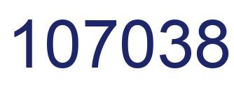 Number 107038 blue image
