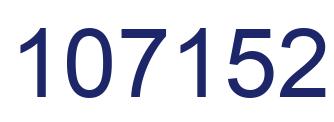 Number 107152 blue image