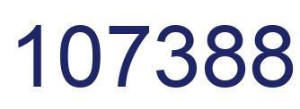 Number 107388 blue image
