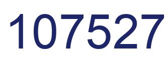 Number 107527 blue image