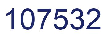 Number 107532 blue image