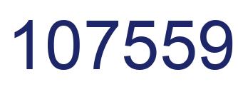 Number 107559 blue image