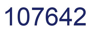 Number 107642 blue image