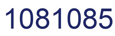 Number 1081085 blue image