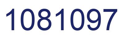 Number 1081097 blue image