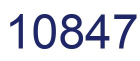 Número 10847 imagen azul