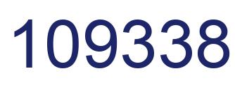 Number 109338 blue image