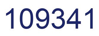 Número 109341 imagen azul