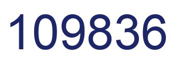 Number 109836 blue image