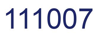 Número 111007 imagen azul