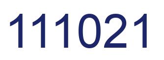 Número 111021 imagen azul