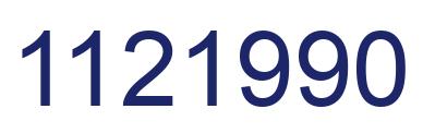 Number 1121990 blue image