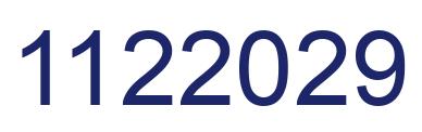 Number 1122029 blue image