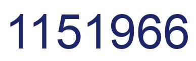 Número 1151966 imagen azul