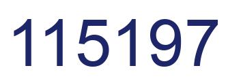 Número 115197 imagen azul