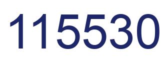 Número 115530 imagen azul