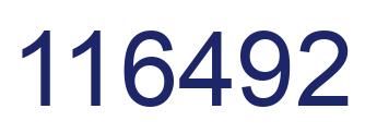 Número 116492 imagen azul