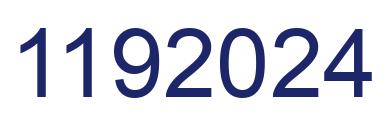 Number 1192024 blue image