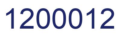 Number 1200012 blue image