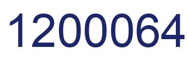 Number 1200064 blue image