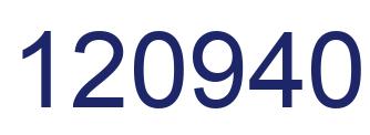 Number 120940 blue image