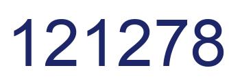 Number 121278 blue image