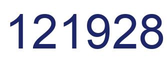 Number 121928 blue image