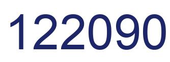 Number 122090 blue image