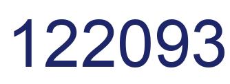 Number 122093 blue image