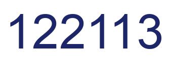 Number 122113 blue image