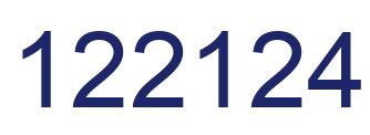 Number 122124 blue image