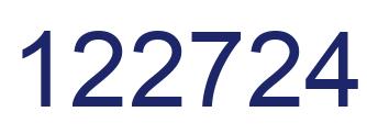 Número 122724 imagen azul