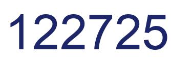 Número 122725 imagen azul