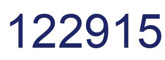Number 122915 blue image