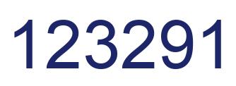 Número 123291 imagen azul