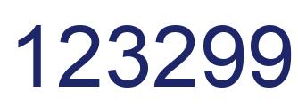 Número 123299 imagen azul