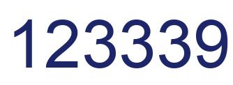 Número 123339 imagen azul