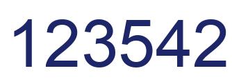 Número 123542 imagen azul