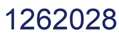 Number 1262028 blue image