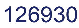 Number 126930 blue image