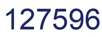 Number 127596 blue image