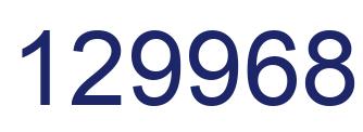 Number 129968 blue image