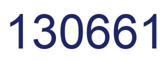 Number 130661 blue image