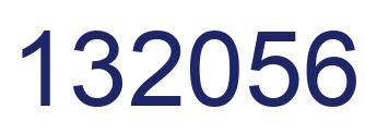 Number 132056 blue image