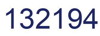 Número 132194 imagen azul