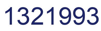 Number 1321993 blue image