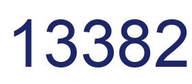 Number 13382 blue image