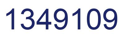 Número 1349109 imagen azul