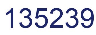 Número 135239 imagen azul